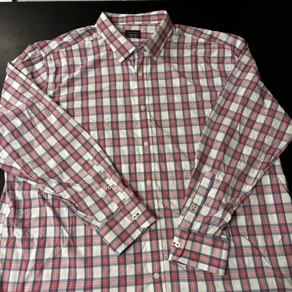 UNTUCKit‎ Shirt Mens XXXL Button Up Wrinkle Free Performance Nylon Blend